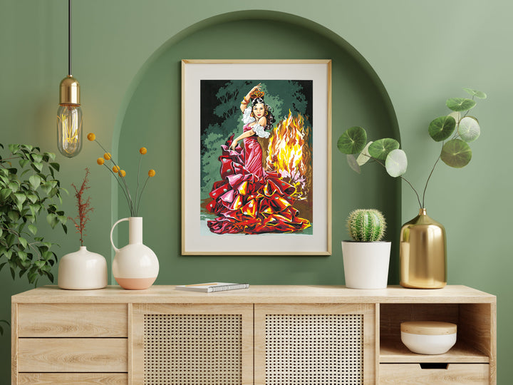 Needlepoint canvas for halfstitch without yarn Canvas 45X60 Cm SE929.322 Seg De Paris Printed Tapestry Canvas