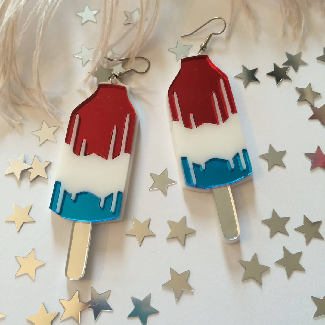 Rocket Bomb Popsicle Earrings