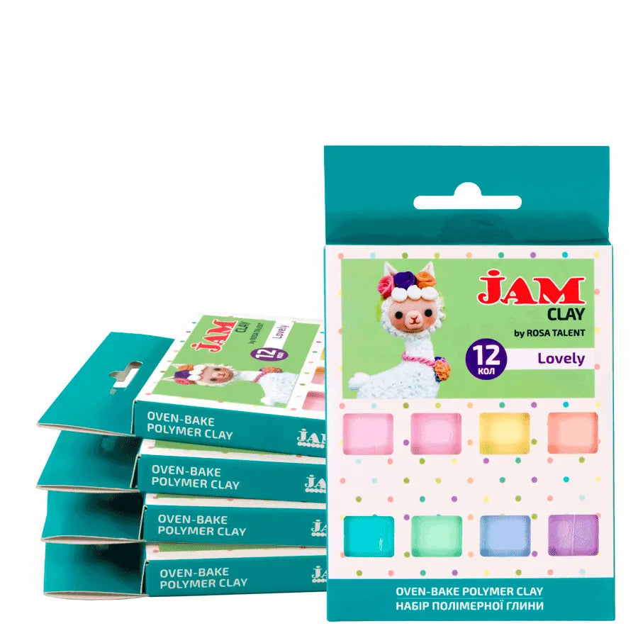 Rosa Talent Lovely - Polymer Clay Set. 12*0.04 lb. Jam Clay.