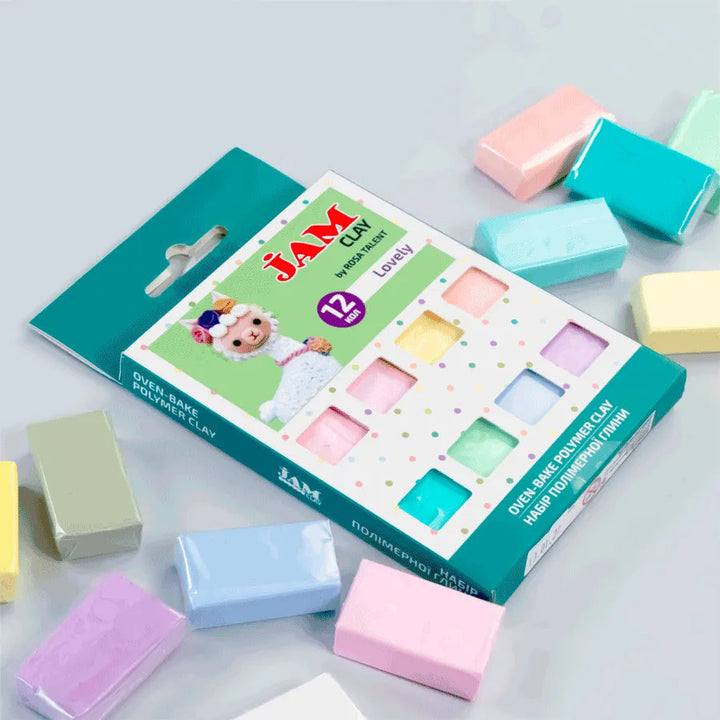 Rosa Talent Lovely - Polymer Clay Set. 12*0.04 lb. Jam Clay.