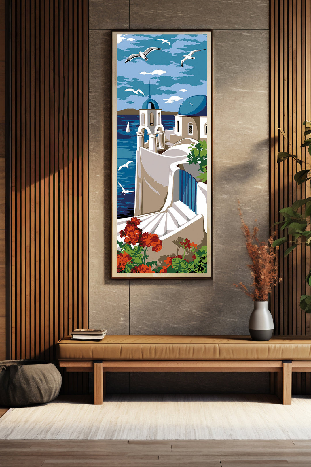 Needlepoint canvas for halfstitch without yarn At the Summit SE950.130 Seg De Paris Printed Tapestry Canvas