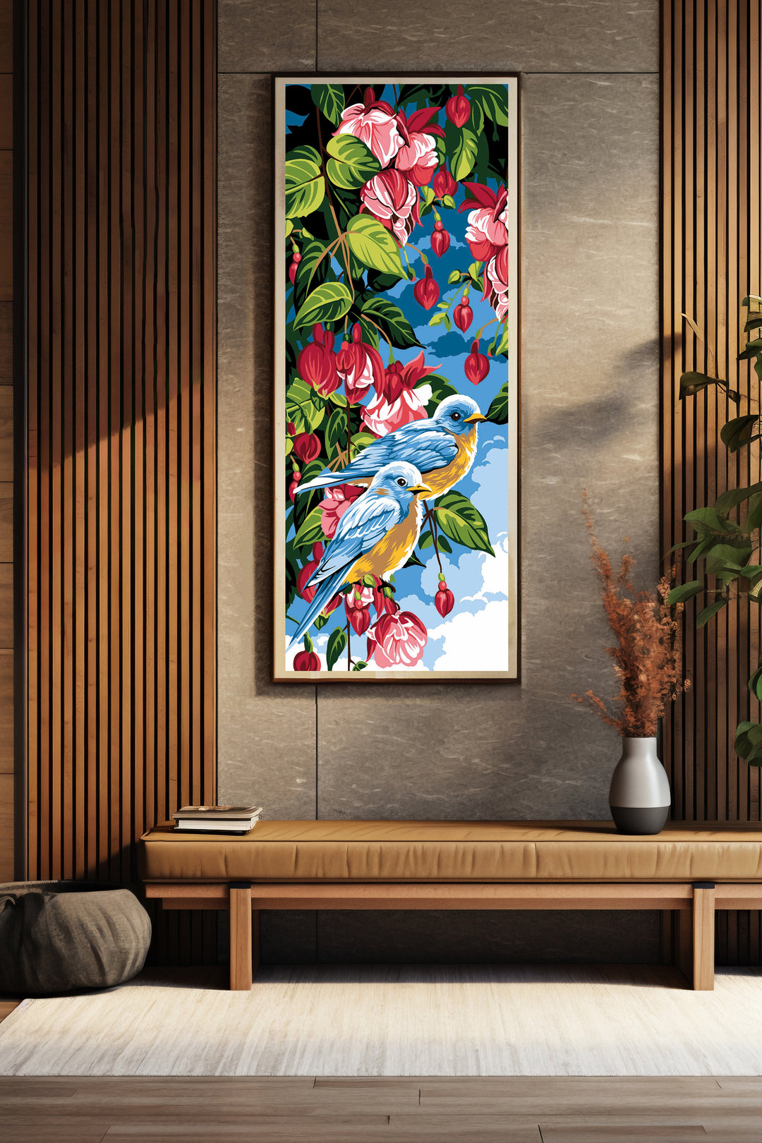 Needlepoint canvas for halfstitch without yarn Duo SE950.157 Seg De Paris Printed Tapestry Canvas