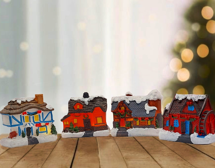 Orange House. Christmas Village Wizardi F07-N1-1-6542-2D