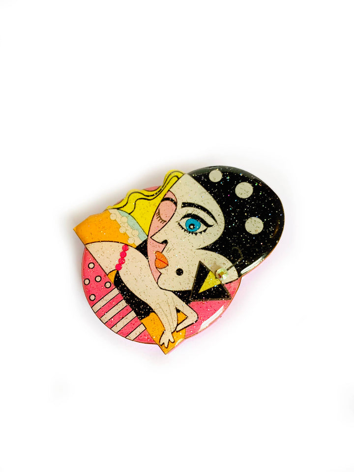 The Glamour Girl Brooch by Rosie Rose Parker