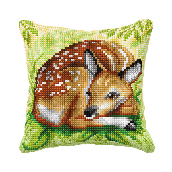 Doe Cushion Cross Stitch Kit by Orchidea 99062
