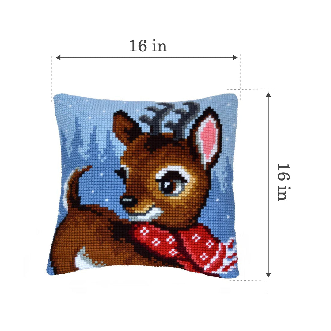 Cushion cross stitch kit  Reindeer 99063
