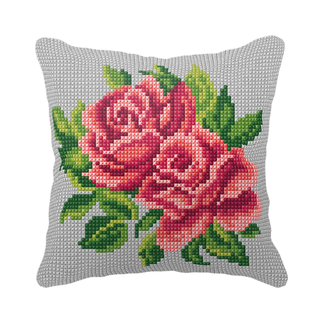 Cushion cross stitch kit  Roses 99092