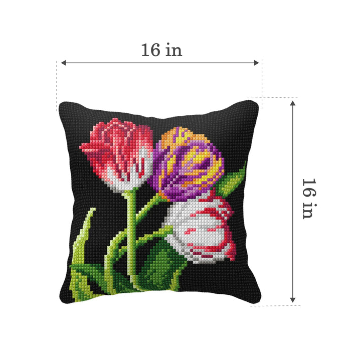 Cushion cross stitch kit  Tulips 99105