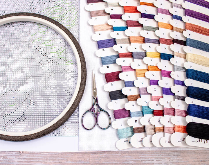 Eyes of the Wild Counted Cross Stitch Kit by Letistitch L9957