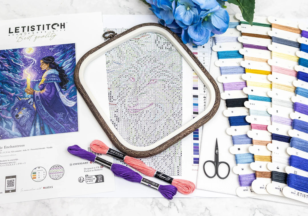 Arctic Enchantress Counted Cross Stitch Kit by Letistitch L9973