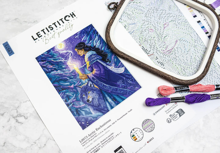 Arctic Enchantress Counted Cross Stitch Kit by Letistitch L9973