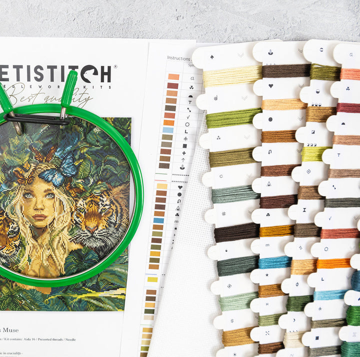Nature's Muse Counted Cross Stitch Kit by Letistitch L9974