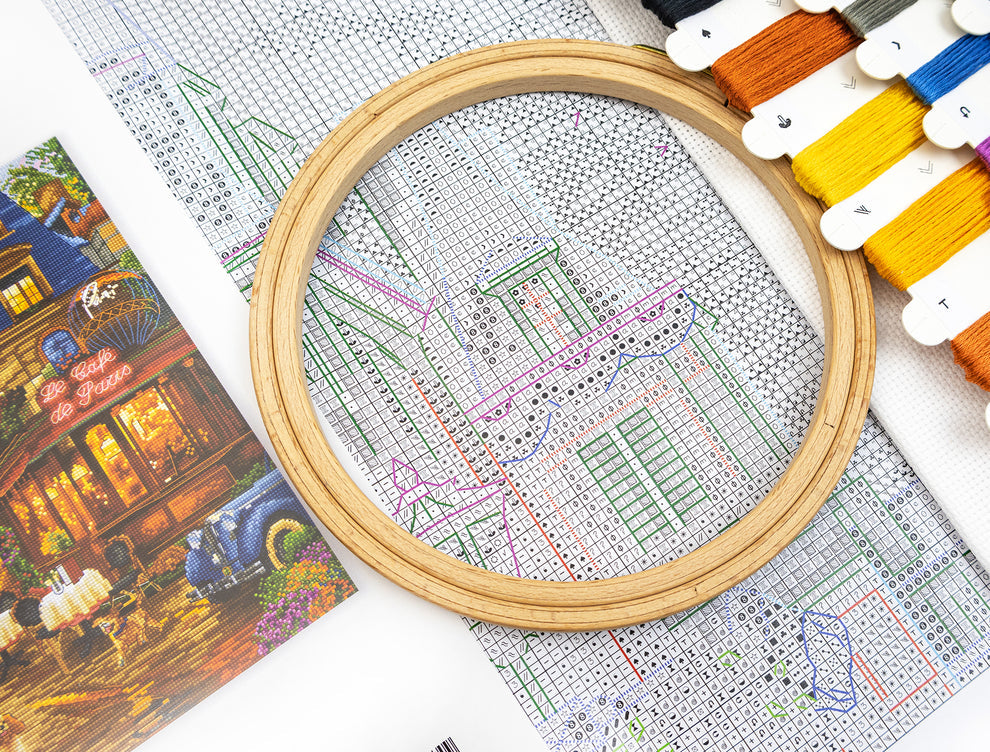 After the Rain, Paris Counted Cross Stitch Kit by Letistitch L9975