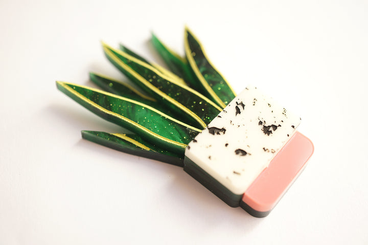 Sansevieria Brooch by Laliblue, image 5