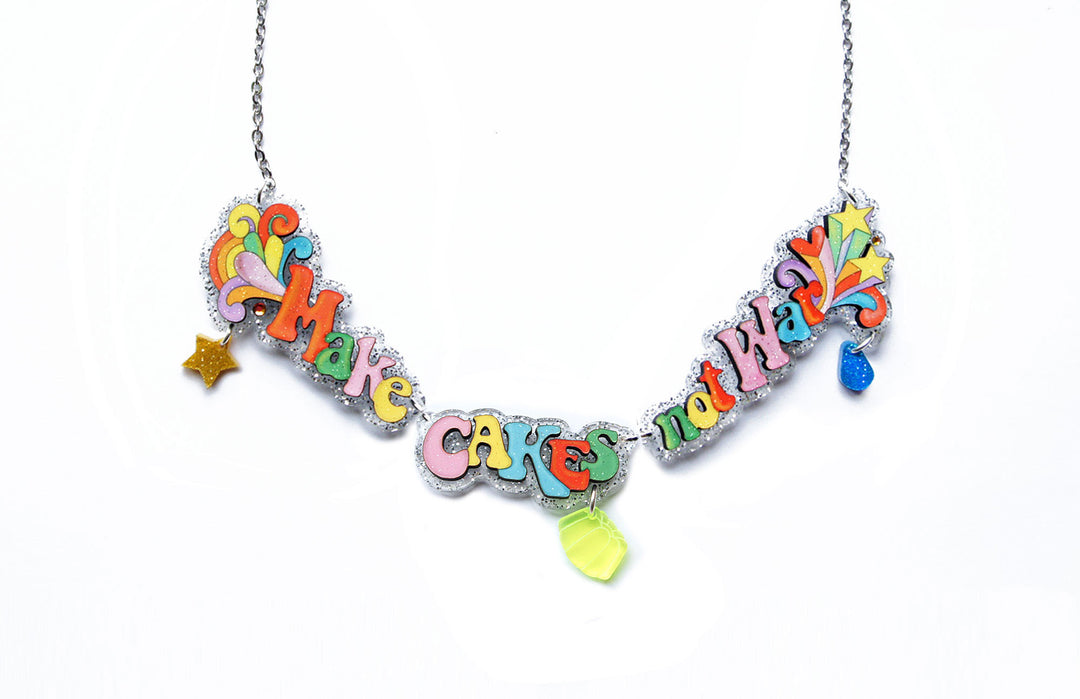 Make Crafts Not War Necklace