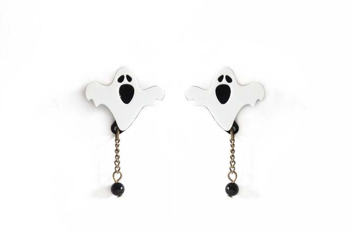 Boo Ghost Earrings by Laliblue