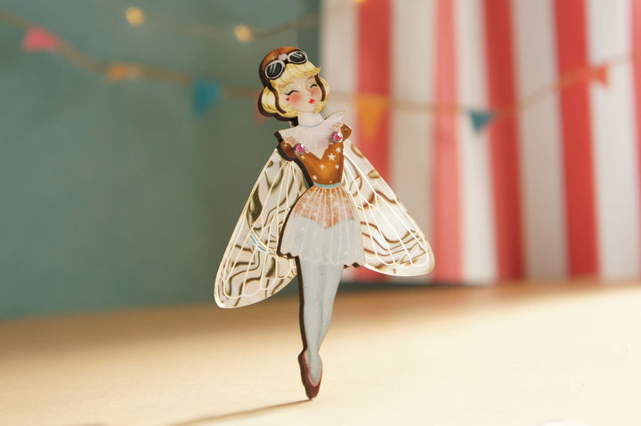 Set of 3 Butterfly Brooches by Laliblue