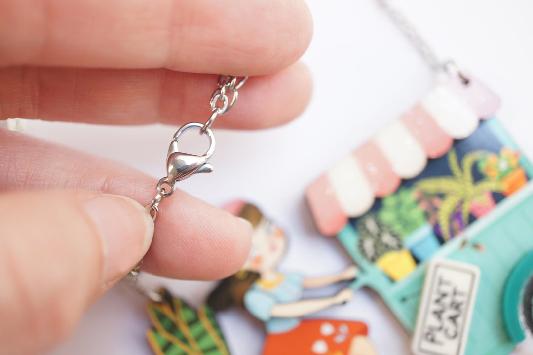Plant Cart Necklace by Laliblue, image 4