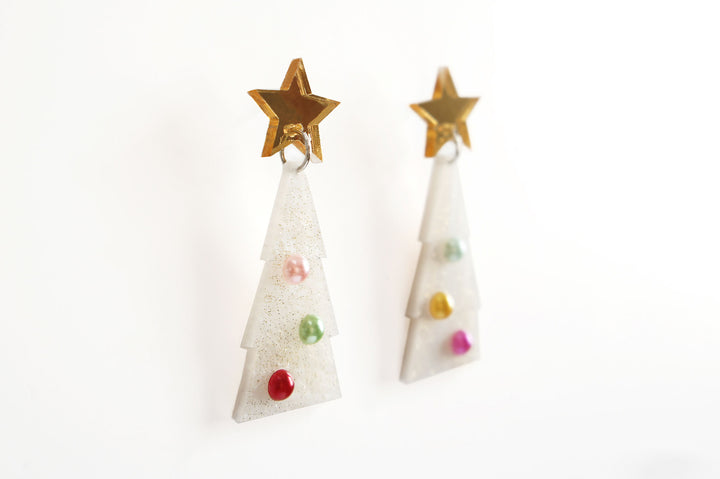 Christmas Tree Earrings by Laliblue