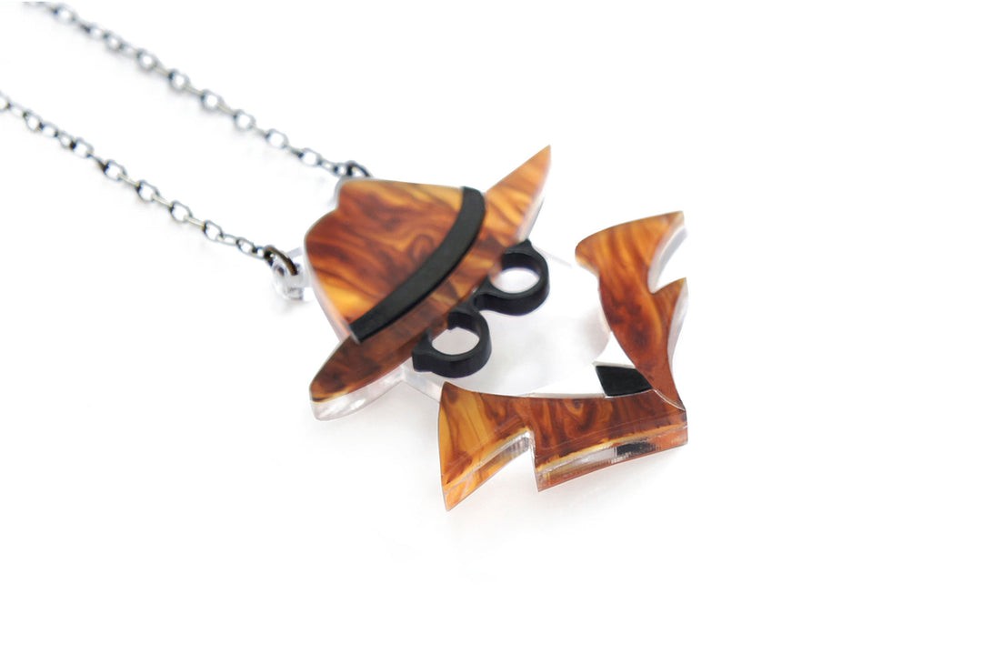 Invisible Man Brooch by Laliblue