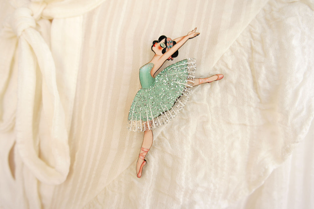 Classical Ballet Brooch by Laliblue