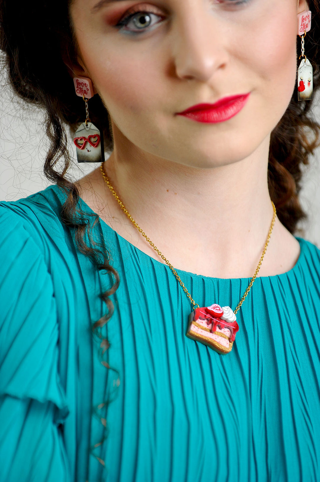 Love Letters Earrings by Laliblue - Rainbow