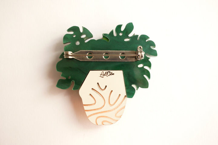 Monstera Brooch by Laliblue, image 5