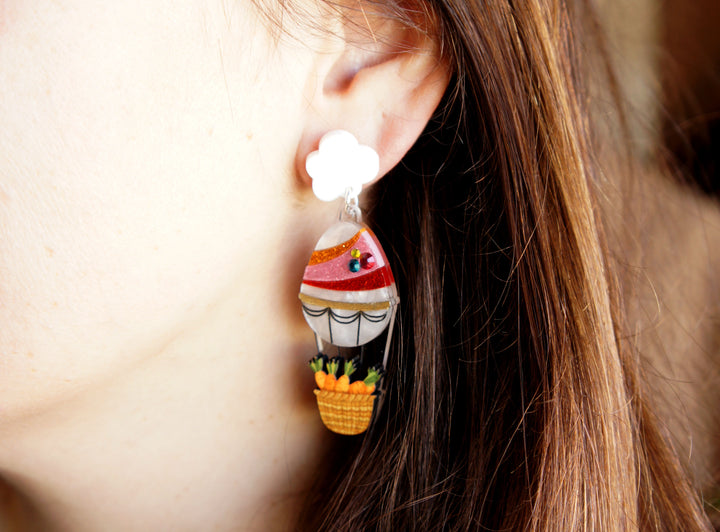 Easter Egg Balloon Earrings