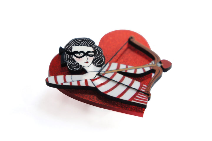 Cupid Girl Brooch