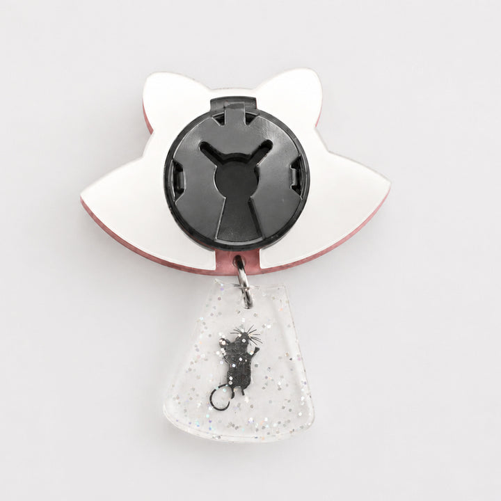Cat UFO Button Cover by Laliblue | Space Adventures Collection