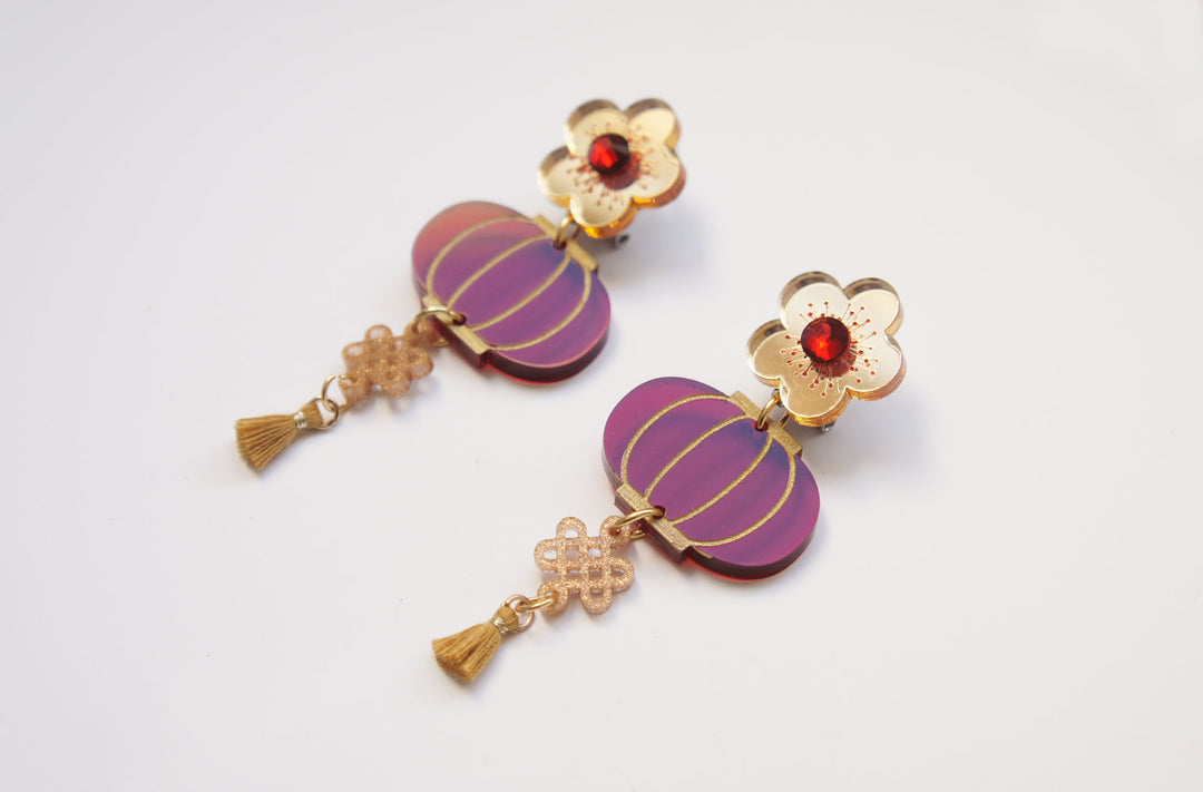 Lantern Party Earrings by Laliblue