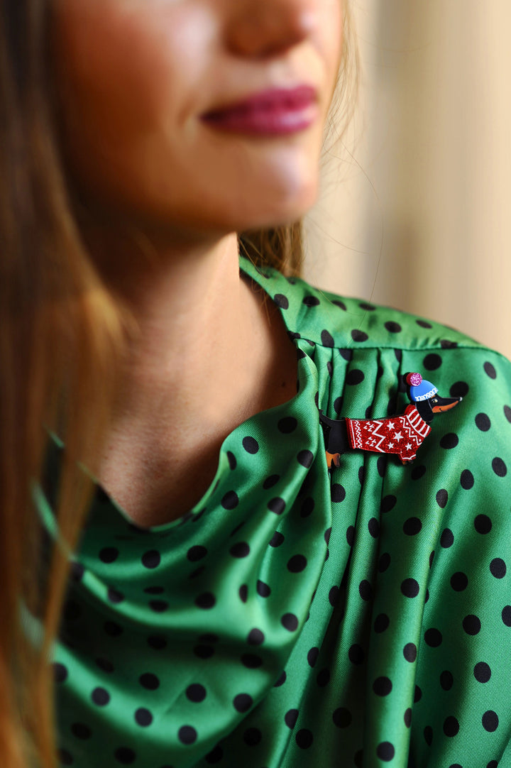 Dog Lover Brooch by Laliblue