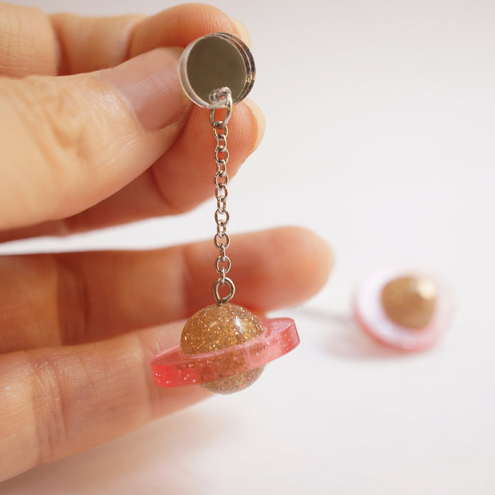 Saturn Earrings by Laliblue | Space Adventures Collection