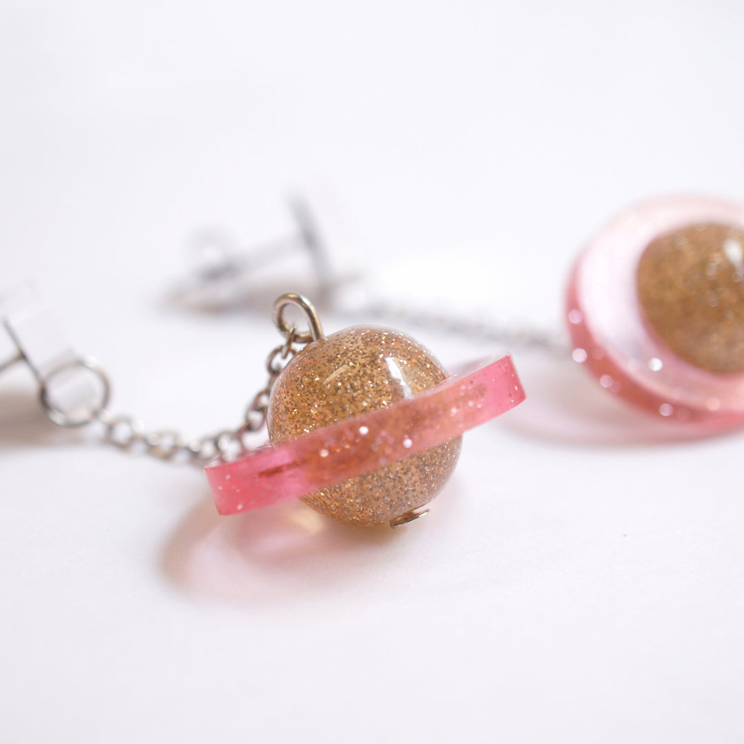 Saturn Earrings by Laliblue | Space Adventures Collection