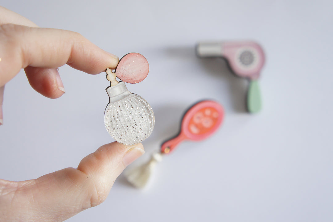 Beauty Supplies Brooches Set of 3 by Laliblue