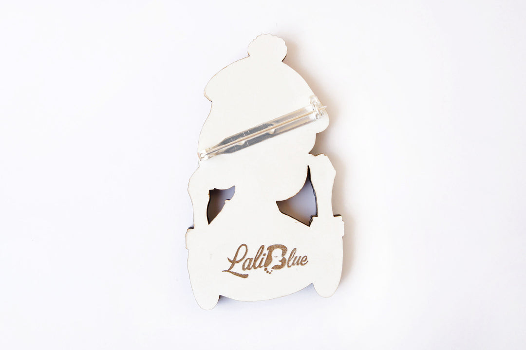 Autumn girl brooch by Laliblue