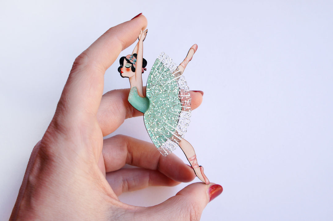 Classical Ballet Brooch by Laliblue