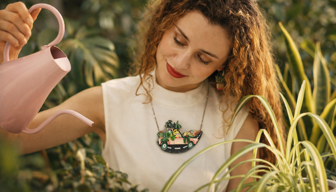 Garden Car Necklace by Laliblue, image 4