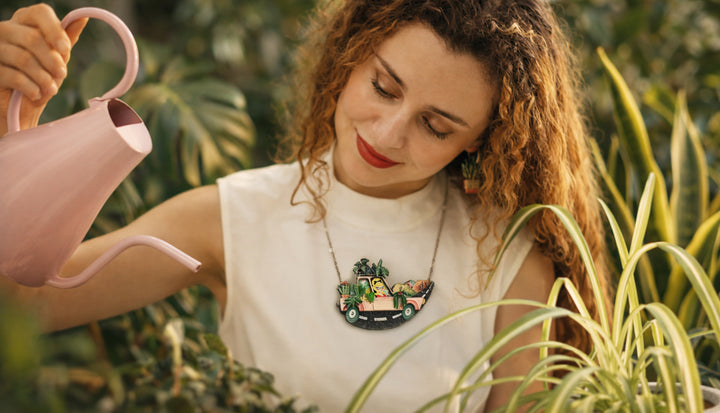 Garden Car Necklace by Laliblue, image 4