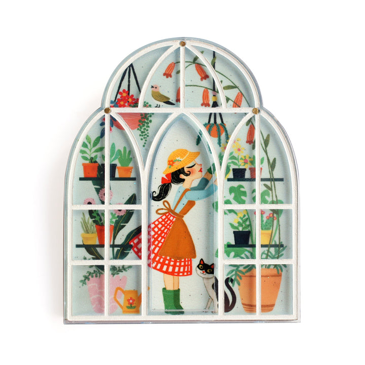 Greenhouse Brooch by Laliblue