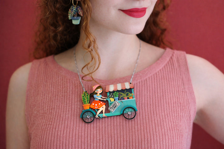 Plant Cart Necklace by Laliblue, image 2