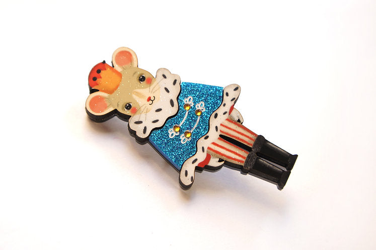 Nutcracker Mouse King Brooch by LaliBlue