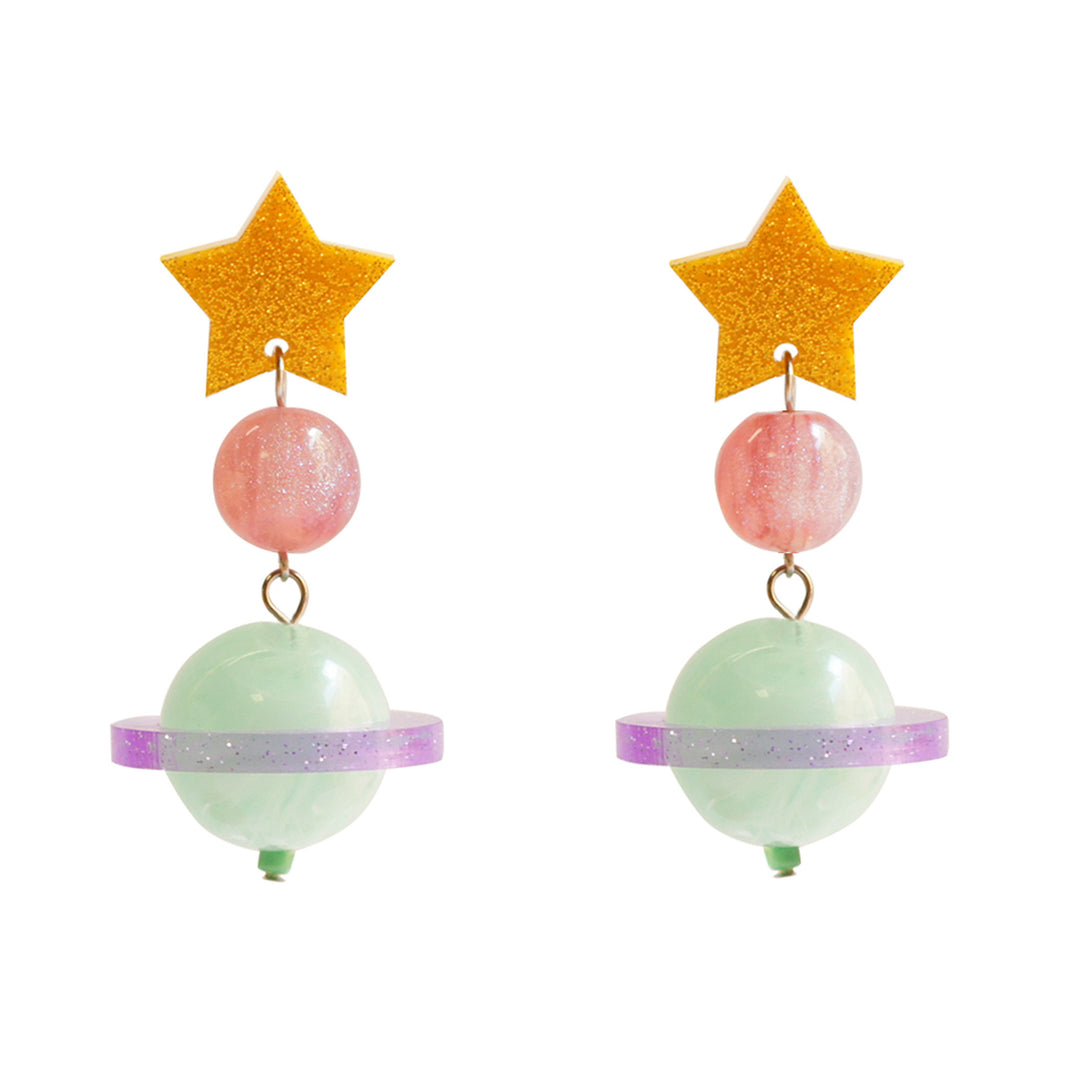 Sweet Galaxy Earrings by Laliblue | Space Adventures Collection