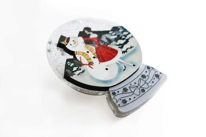 Snowy City Brooch by Laliblue