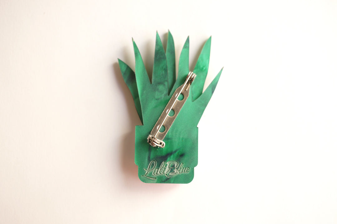 Sansevieria Brooch by Laliblue, image 6