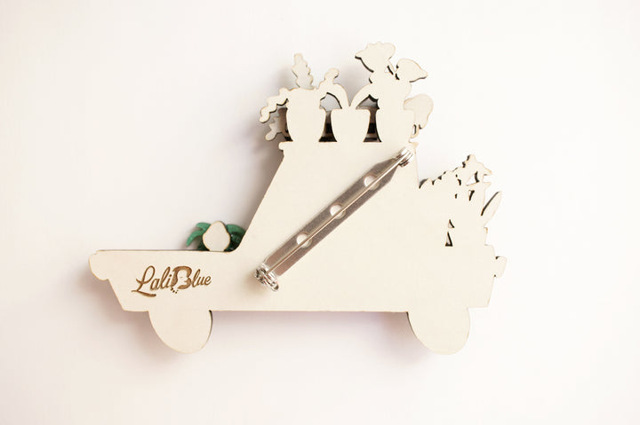 Garden Car Brooch by Laliblue, image 7