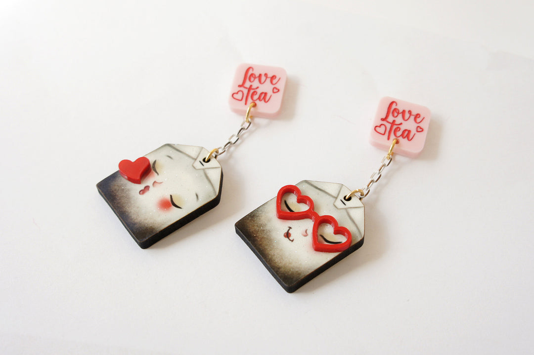 Love Letters Earrings by Laliblue - Rainbow