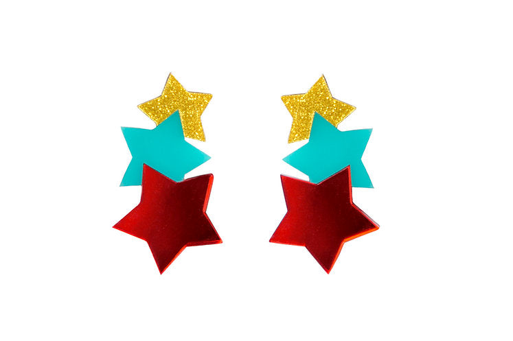 Star Earrings by LaliBlue
