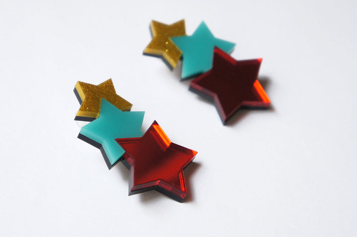 Star Earrings by LaliBlue
