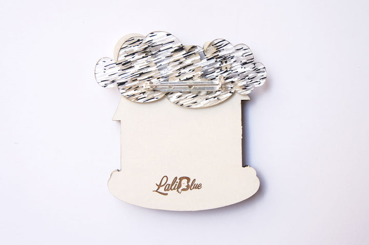 Halloween Party House Brooch